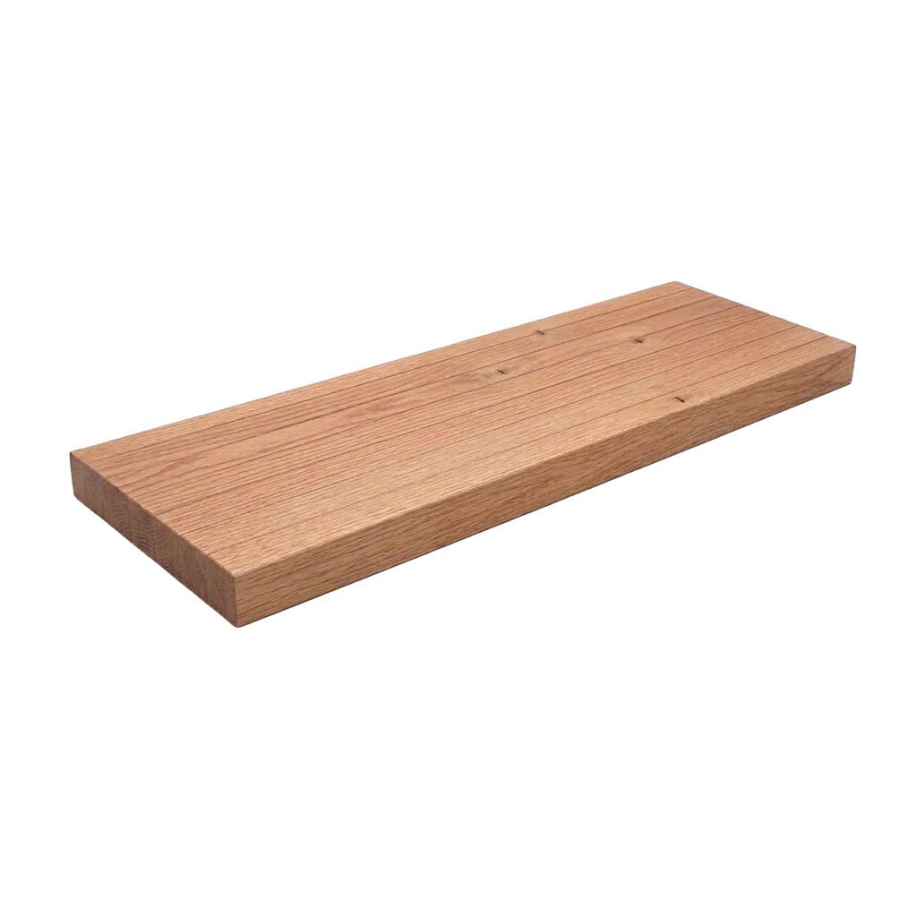 Edge Grain Rustic Red Oak Floating Stair Treads